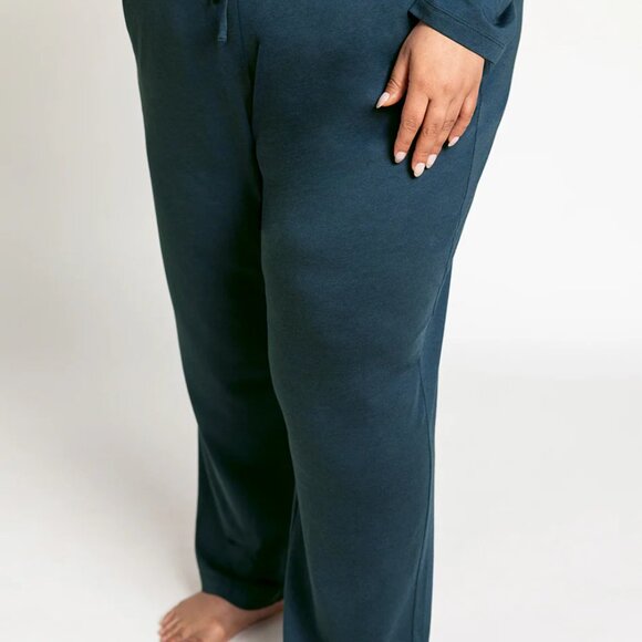 NEW ❤️  2 Piece UNDERSTANCE Long Pajama Set in INK BLUE. Super Comfy Size XL - Picture 4 of 10